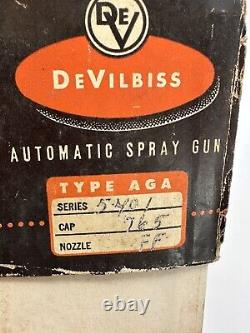 NEW automatic DEVILBISS TYPE AGA Paint Spray Gun complete and ready to use