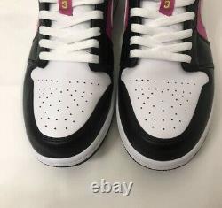 Nike Air Jordan 1 Low SE Fuchsia Cyber Spray Paint CW5564-001 Mens Size 11.5