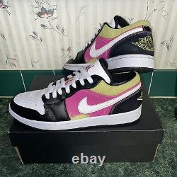 Nike Air Jordan 1 Low Spray Paint Mens Shoes CW5564-001 Size 9.5