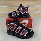 Nike Air More Uptempo Ps Laser Crimson Spray Paint Shoes Aa1554-010 Size 13c