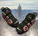 Nike Air More Uptempo Spray Paint Black Ps Preschool Size 2y Aa1554 010 New