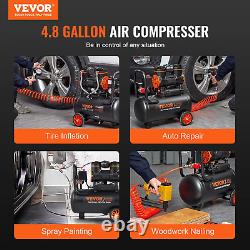 Oil Free Air Compressor Tank 1.2HP Auto Repair Spray Painting Woodwork Nailing