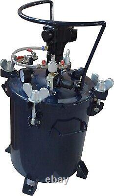 Paint Pressure Pot 5.28 Gal Pressure Spray Paint Tank Mixing Agitator 4 Casters