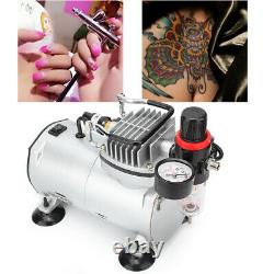 Piston Type Quiet Air Compressor Pump for Airbrush Model Painting Spraying CE
