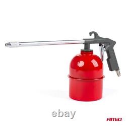 Pneumatic Paint Spray Gun Oil Spray Pump With Pressure Gauge Blow Gun Tool Set