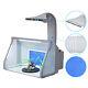 Portable Airbrush Paint Spray Booth Kit With 3 Led Lights Dual Fans Exhaust Filter