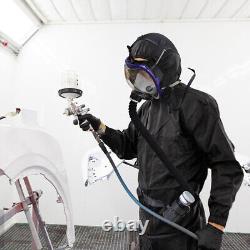 Portable Electric Full Face Gas Respirator Supplied Air Paint Spraying Chemical