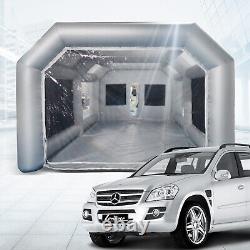 Portable Inflatable Spray Paint Booth Tent Mobile For Car 2Air Filter 26X15X10FT