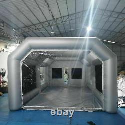 Portable Inflatable Spray Paint Booth Tent Mobile For Car 2Air Filter 26X15X10FT