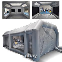 Portable Inflatable Spray Paint Booth Tent Mobile For Car 2Air Filter 26X15X10FT