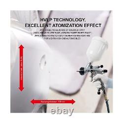 Pro HVLP Gravity Feed Air Spray Gun High Performance Professional Painting Sp