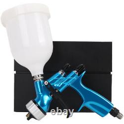 Professional HVLP Air Spray Gun Set Gravity Feed 1.3MM Car Paint Sprayer Tool