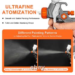 REFINE Air Spray Gun HVLP 1.0mm Professional Auto Car Detail Touch up Paint Gun