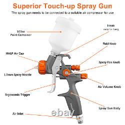 REFINE Air Spray Gun HVLP 1.0mm Professional Auto Car Detail Touch up Paint Gun