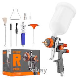 REFINE HVLP Air Spray Gun 1.3mm 600ml Professional Paint Gun for Car Topcoats