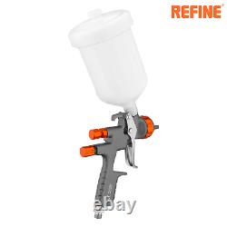 REFINE HVLP Air Spray Gun 1.3mm 600ml Professional Paint Gun for Car Topcoats