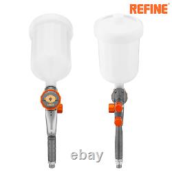 REFINE HVLP Air Spray Gun 1.3mm 600ml Professional Paint Gun for Car Topcoats