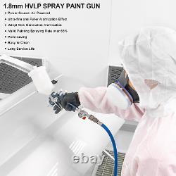 REFINE HVLP Air Spray Gun 1.8mm 600ml Professional Auto Paint Gun for Car Primer