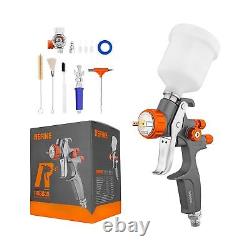 REFINE Mini HVLP Spray Gun, Touch Up Air Compressor Paint Spray Gun with 1.0m