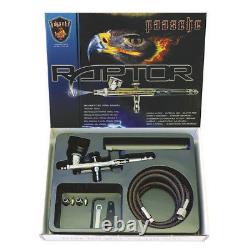 RG-3AS Paasche Double Action Gravity Feed Airbrush with all 3 Spray Heads