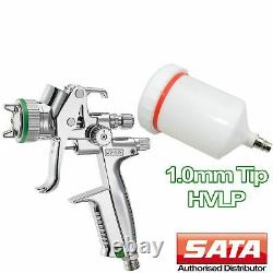 SATA minijet 4400 Spray Gun HVLP 1.0 mm Gravity Air Feed Professional Sprayer