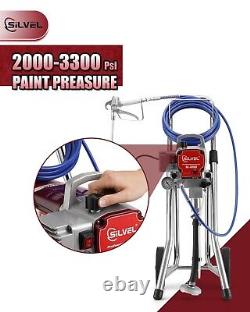 SILVEL High Efficiency Airless Paint Sprayer, 3300 PSI Electric Paint Sprayer
