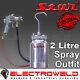Star 2l Air Spray Paint Gun Pot Hose 1.2mm Nozzle Stainless Pneumatic S770-2qp