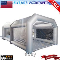 Spray Booth Inflatable Tent Car Paint Cabin 20108ft Two Air Filter Nets New