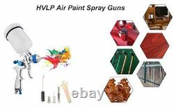 Spray Gun Air Paint HVLP 1.4mm Nozzle Gravity Feed 600ml Cup Pneumatic Sprayer