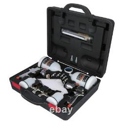 Spray Gun Kit HVLP and Standard Gravity Feed Precision Air Caps with Hard Case