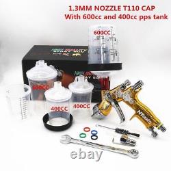 Spray Gun With Adapter Mix Tank 600cc And 400cc Air Spray Gun With Quick-connect