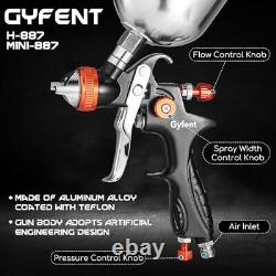 Spray Paint Gun Set, HVLP Auto Paint Gun Air Paint Spray Gun with 3 Spray Gun