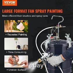 Spray Paint Pressure Pot Tank 10L/2.5gal Air Paint Pressure Pot 1.5mm+4mm