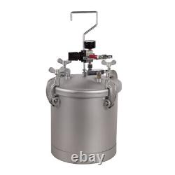 Stainless Pressure Paint Tank 2.6Gallons Spray Paint Pressure Tank 3.5caliber