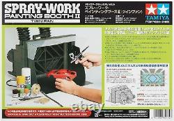 Tamiya Air Brush System No. 34 Spray Work Painting Booth II Twin Fan 74534 New