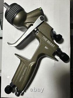 The BEAST PAINT GUN 1.3 Hvlp HTE, Like Dv1 black widow, FOR BASECOAT, Rear Fan