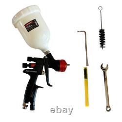 Tools A608 HVLP Air Spray Gun, 1.3mm Nozzle, 600cc Plastic Cup, Auto Paint Sp