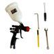 Tools A608 Hvlp Air Spray Gun, 1.3mm Nozzle, 600cc Plastic Cup, Auto Paint Sp