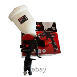 Tools A608 HVLP Air Spray Gun, 1.3mm Nozzle, 600cc Plastic Cup, Auto Paint Sp