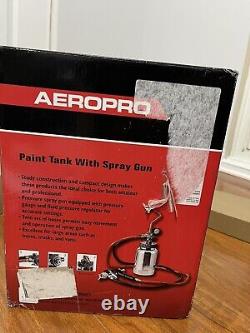 USED PAINT PRESSURE POT TANK SPRAY GUN SPRAYER 2L paint tank with 1.5M air hose