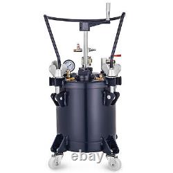 VEVOR 2.5 Gallon High Pressure Paint Pot 10L Tank Mixing Agitator Spray