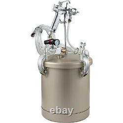 VEVOR 2.6 Gal Spray PaintPressure Pot Tank 2.0 mm Nozzle Air Paint Pressure Pot