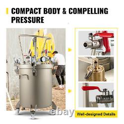 VEVOR 30L Spray Paint Pressure Pot Tank Manual 60PSI Air Paint Pressure Pot