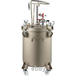 VEVOR 5.3 Gal Spray Paint Pressure Pot Tank Manual Air Paint Pressure Pot