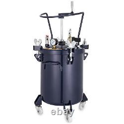 VEVOR 8 Gallon 30L Pressure Feed Paint Pot Spray Gun Sprayer Regulator Agitator