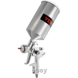 VEVOR HVLP Auto Paint Air Spray Gun Kit Gravity Feed Car Primer 1.3/1.7mm Nozzle