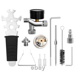 VEVOR HVLP Auto Paint Air Spray Gun Kit Gravity Feed Car Primer 1.3/1.7mm Nozzle