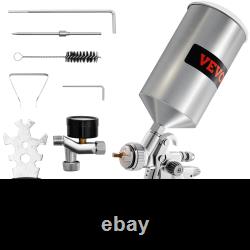 VEVOR HVLP Auto Paint Air Spray Gun Kit Gravity Feed Car Primer 1.3/1.7mm Nozzle