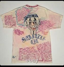 Vintage Art Air Brush Tshirt Gang ms13 Spray Paint Ms-13 Funeral Memorial Shirt