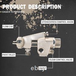 WA-101 Pneumatic Air Paint Spray Gun Automatic Sprayer Feed Painting 1.3mm